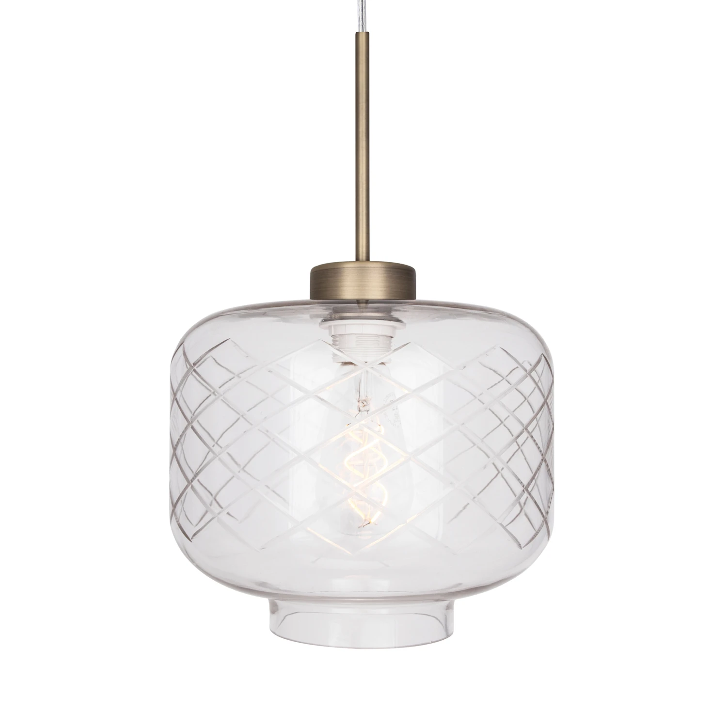 Globen Lighting Ritz Plafondlamp Geslepen Glas