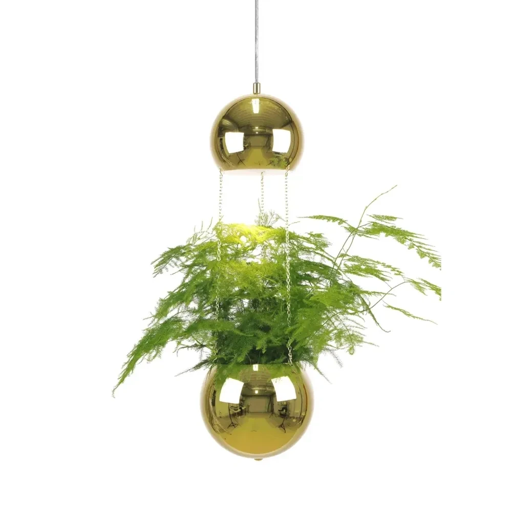 Mini Planter Hanglamp Brass - Globen Lighting - Koop Online