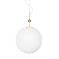 Astrid 40 Hanglamp Brushed Brass/White - Globen Lighting - Koop Online