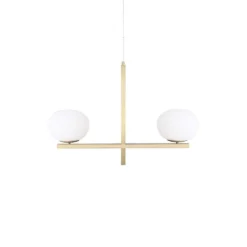 Gemini Hanglamp Brushed Brass - Globen Lighting - Koop Online