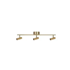 Hubble 3 Long Plafondlamp Brushed Brass - Globen Lighting - Koop Online