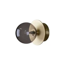 Art Deco Plafondlamp/Wandlamp IP44 Smoke - Globen Lighting - Koop Online