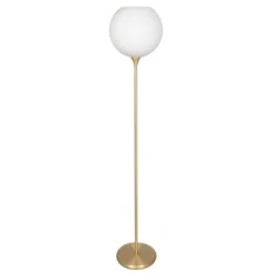 Globen Lighting Bowl Floor Lamp, White