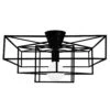 Globen Lighting Cube Ceiling, Matt Black