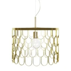 Globen Lighting Gatsby Pendant, Brass