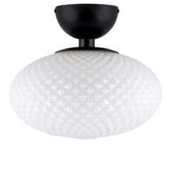 Globen Lighting Jackson Ceiling, White/Black