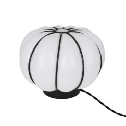 Globen Lighting Mayflower Table Lamp, White/Black