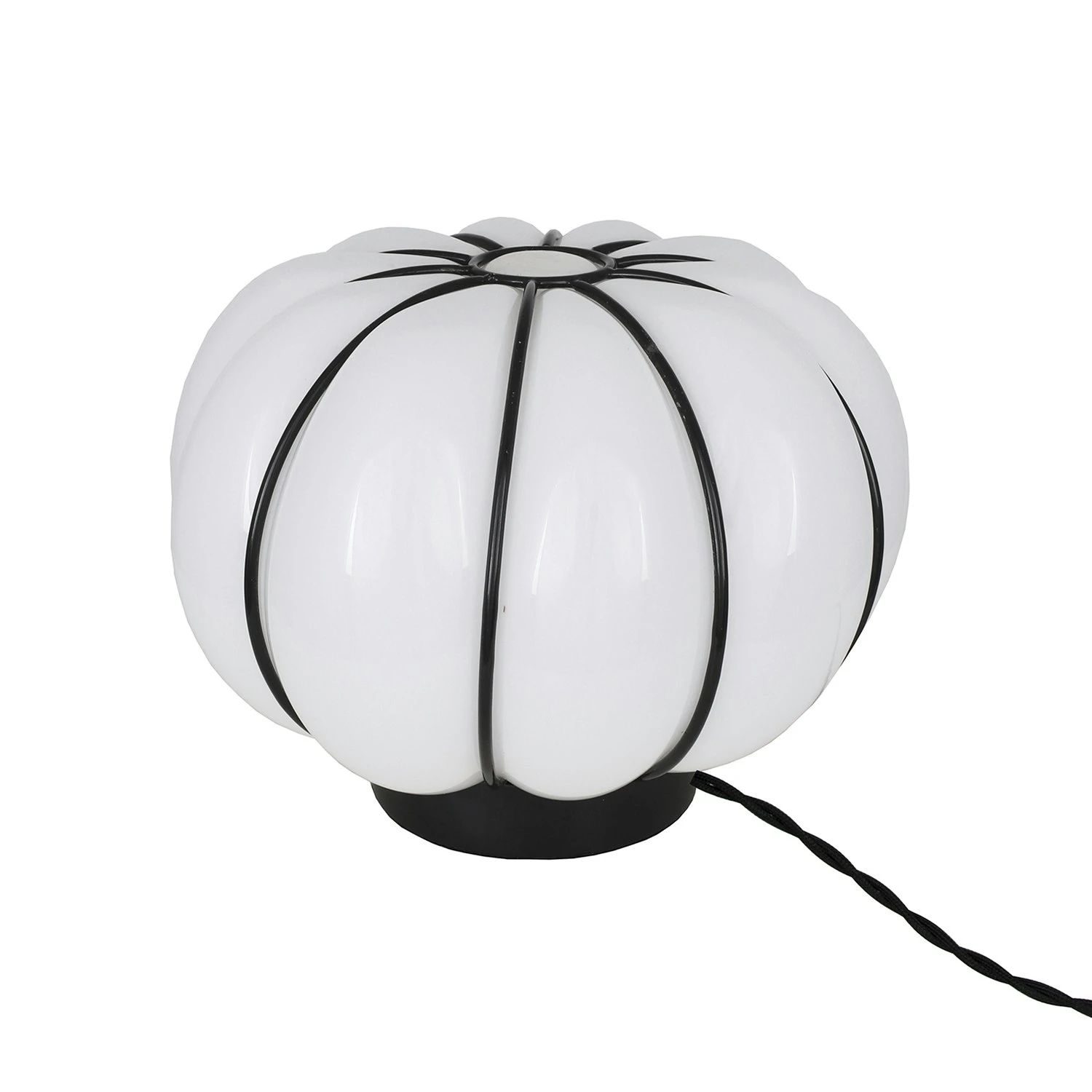 Globen Lighting Mayflower Table Lamp, White/Black