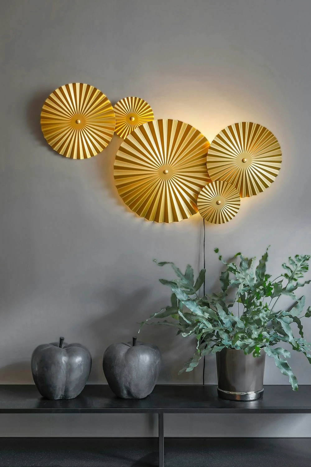 Globen Lighting Omega Wandlamp, Goud - Afbeelding 3