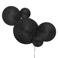 Globen Lighting Omega Wandlamp, Zwart