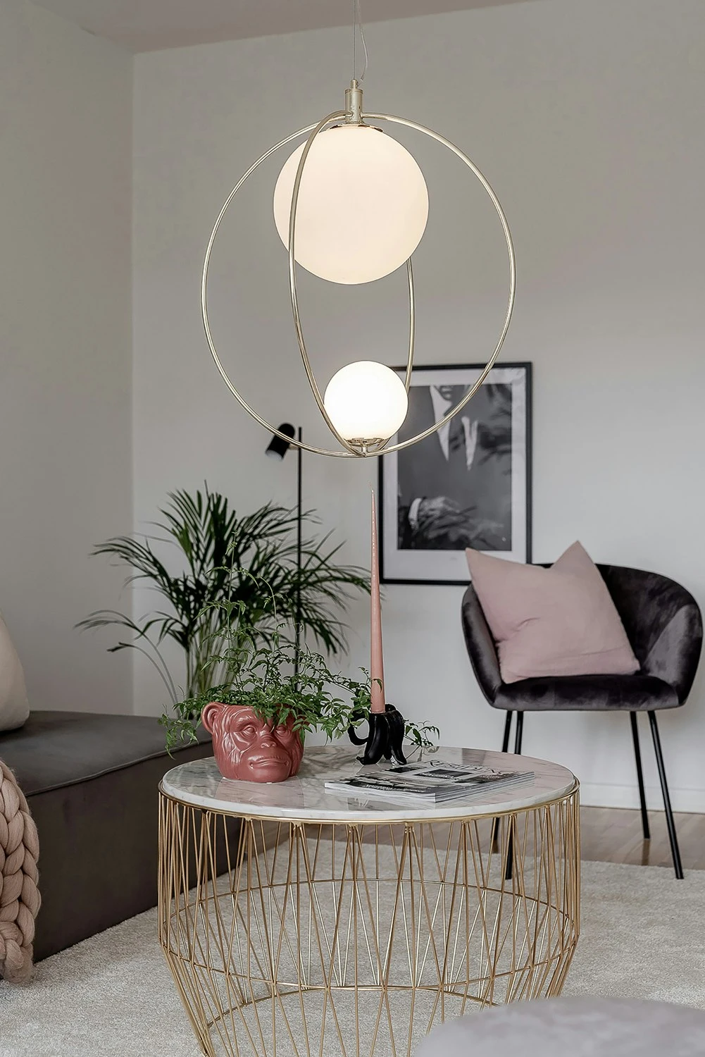 Globen Lighting Saint 60 Pendant, Brass - Afbeelding 3