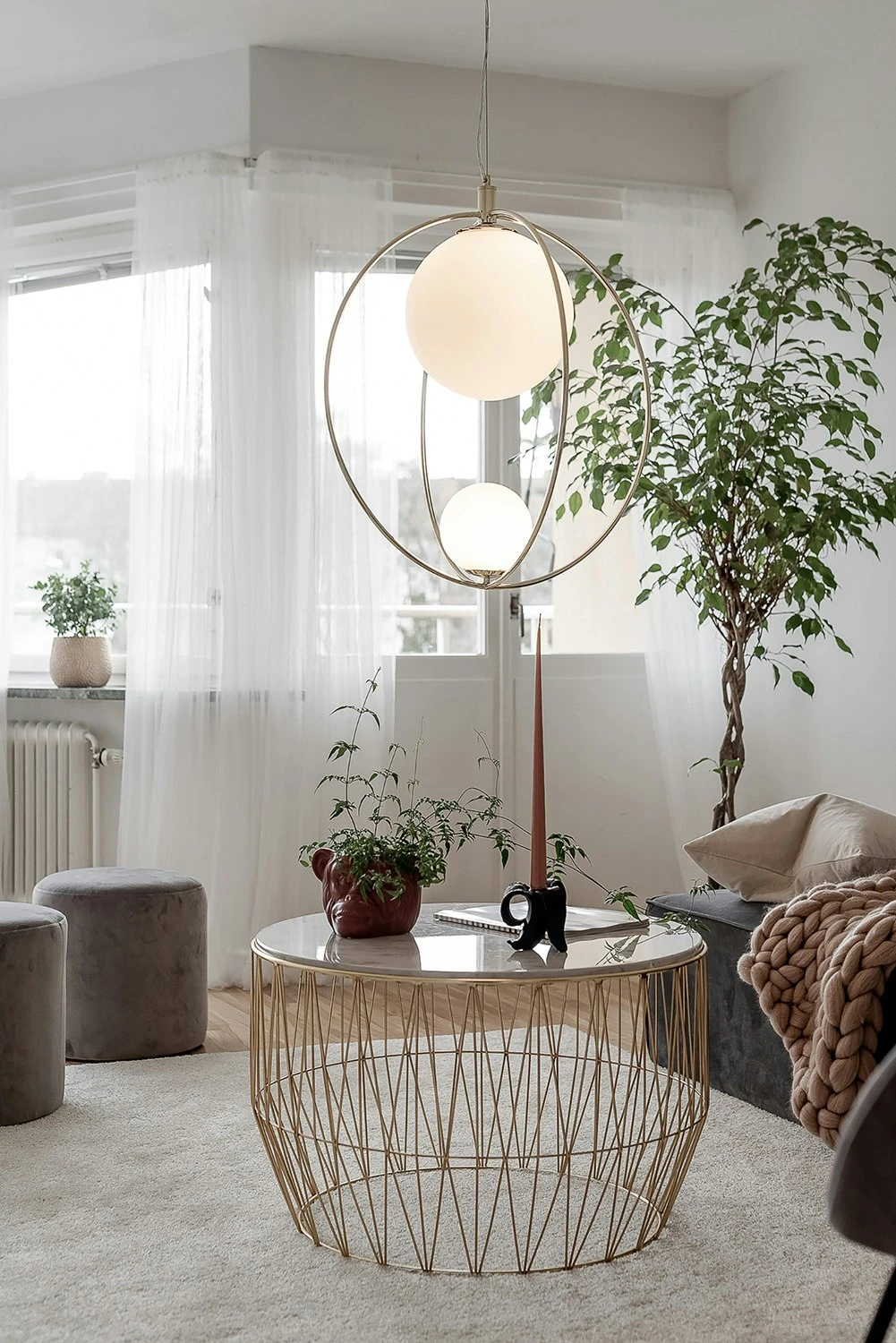 Globen Lighting Saint 60 Pendant, Brass - Afbeelding 4