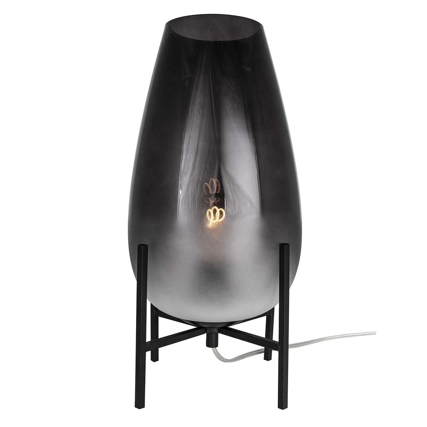 Globen Lighting Tulip Table Lamp, Smoke